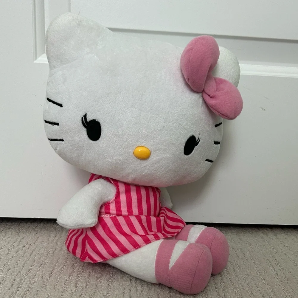 LIMITED EDITION Sanrio Hello Kitty Plush with Pink Bow(JAKKS Pacific in 2011) - Picture 1 of 4